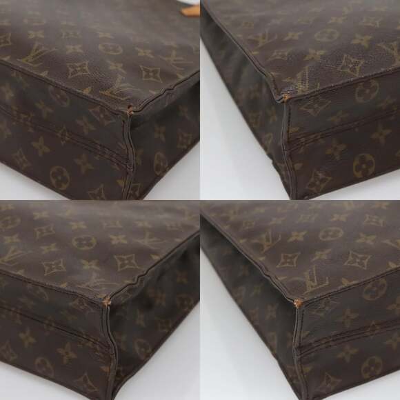 LOUIS VUITTON Monogram Sac Plat Hand Bag M51140 - Picture 10 of 12